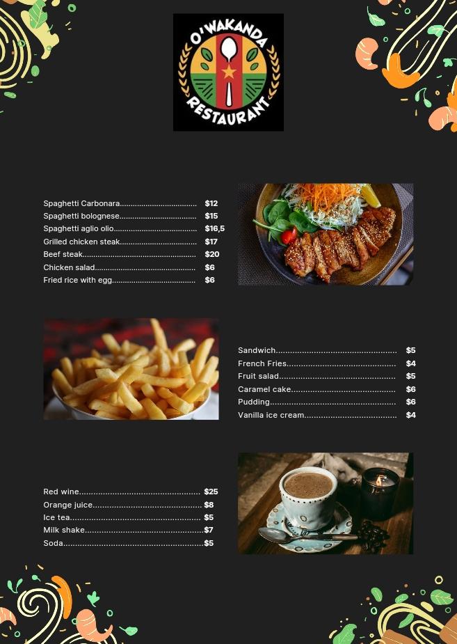 Menu O'wakanda-1