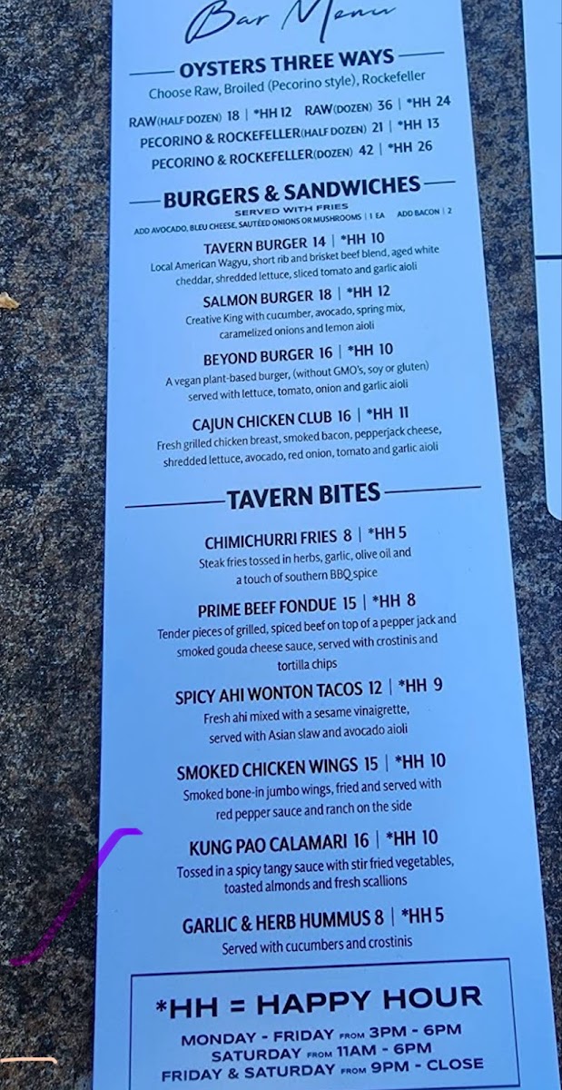 Menu Owyhee Tavern-1