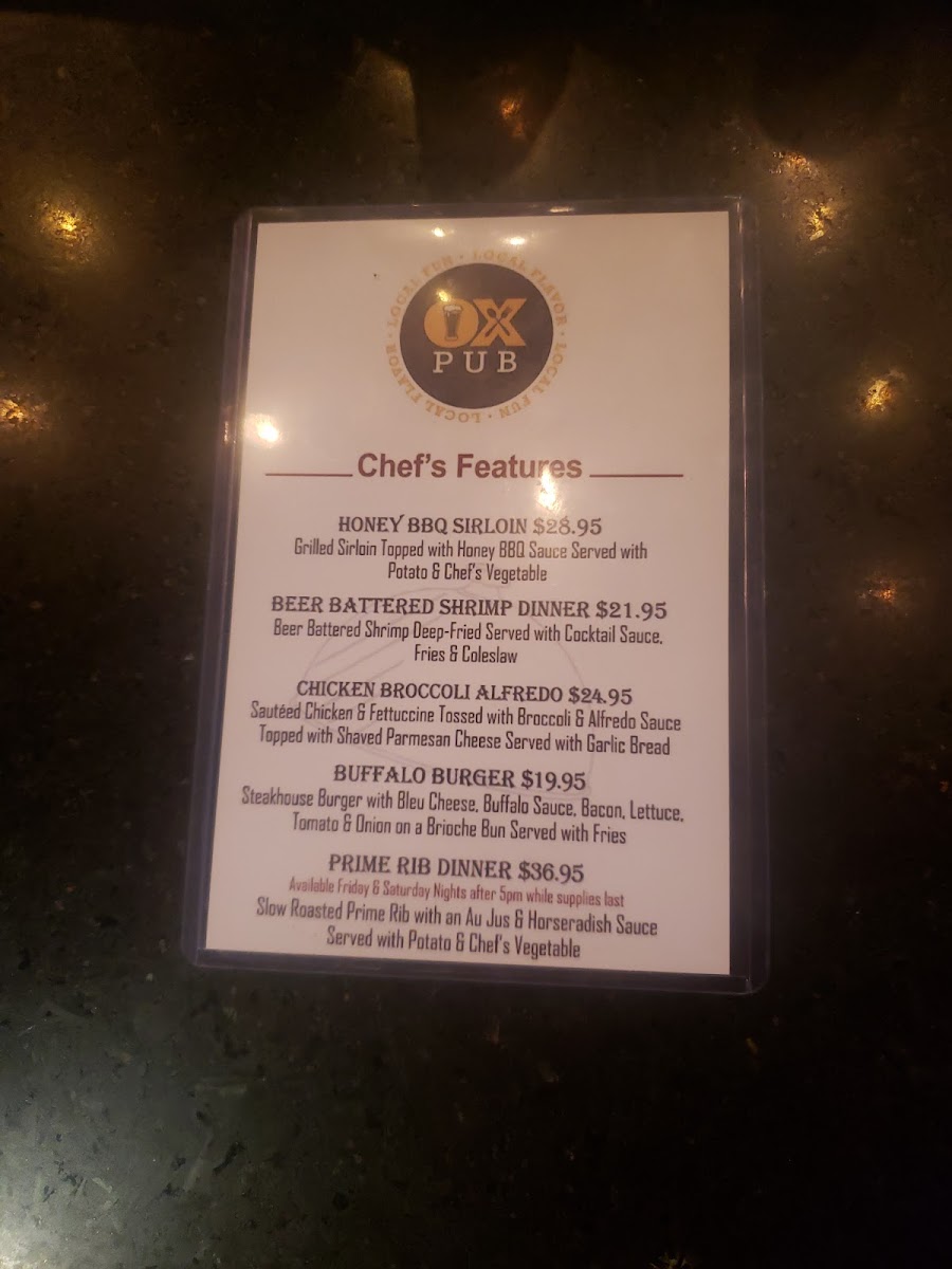 Menu Ox Pub-2