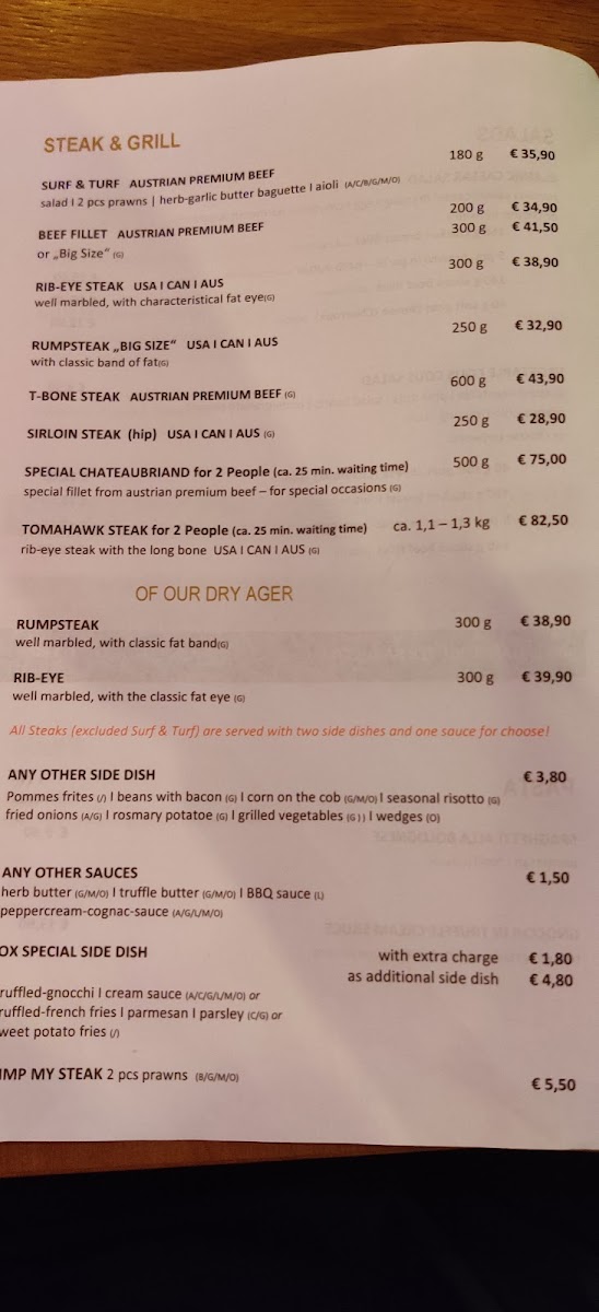 Menu Ox Steak & Grill-2
