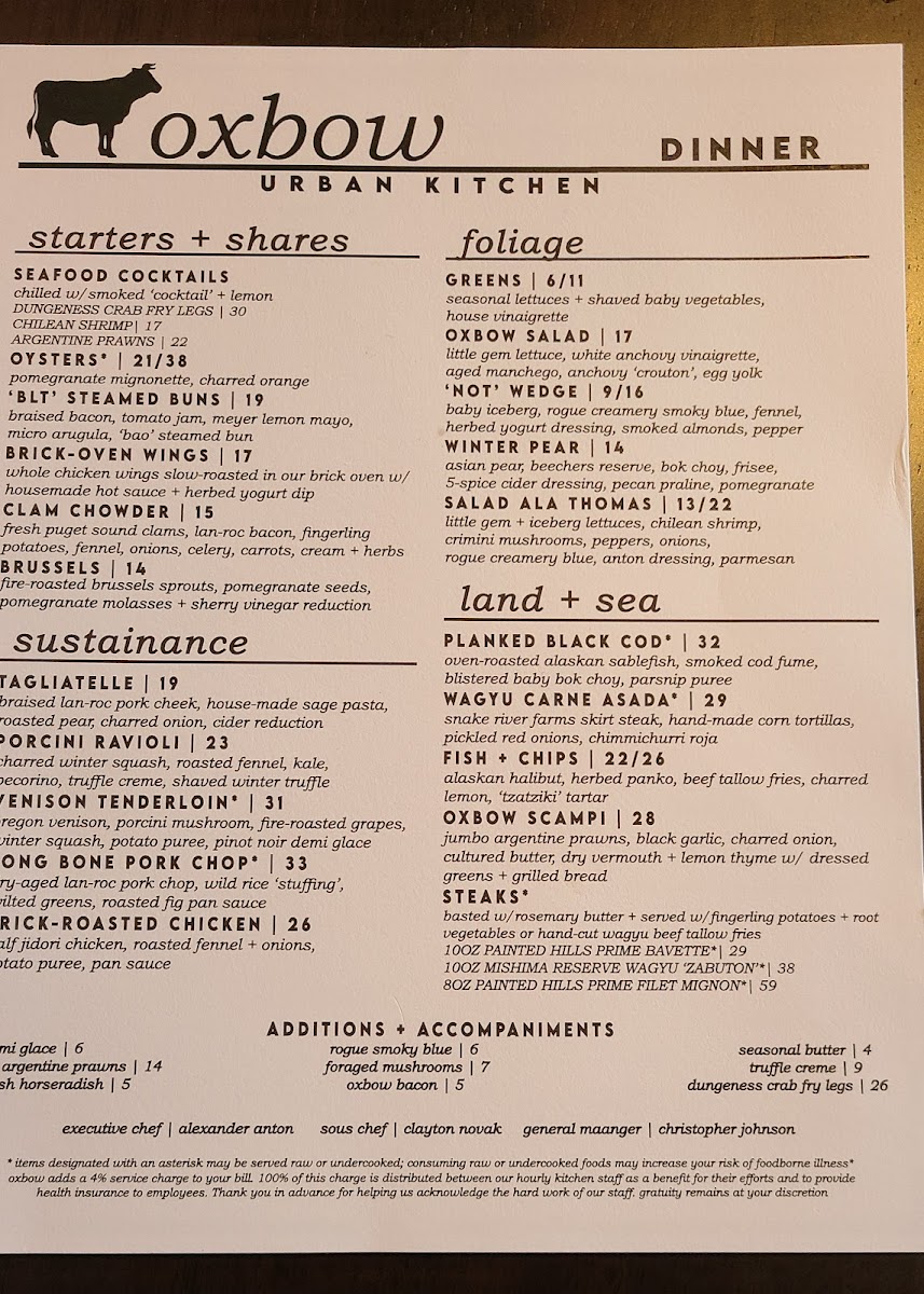 Menu Oxbow Urban Kitchen-10