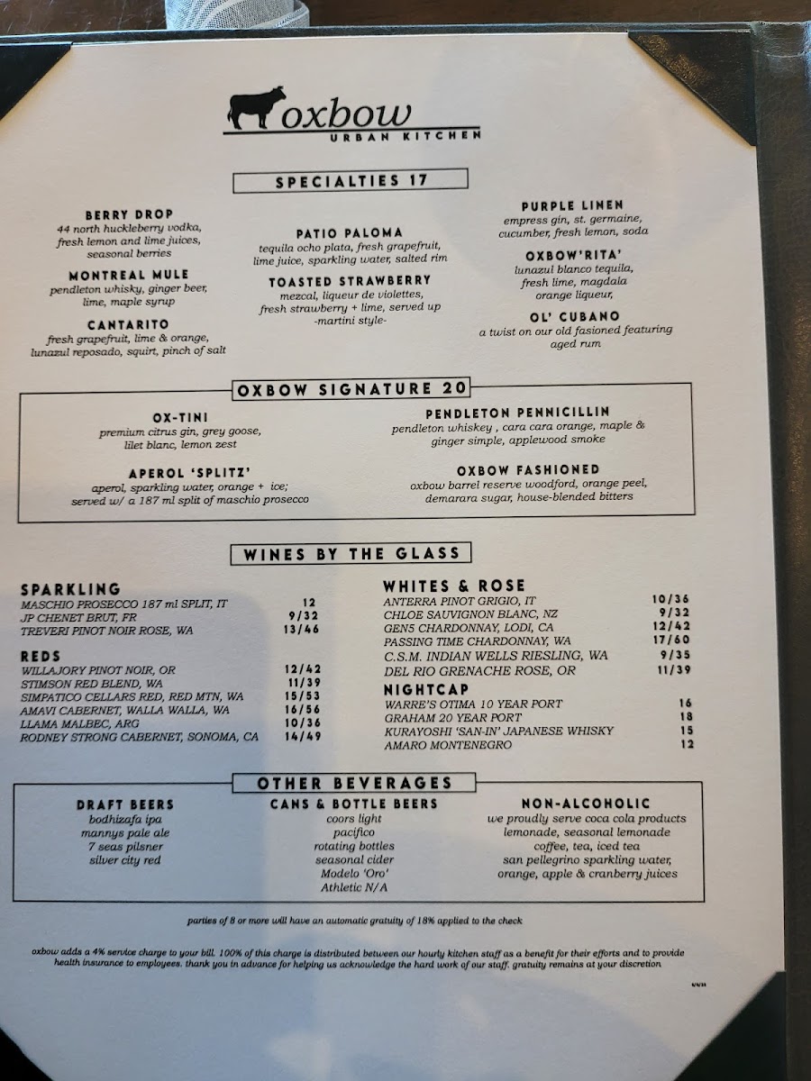 Menu Oxbow Urban Kitchen-2