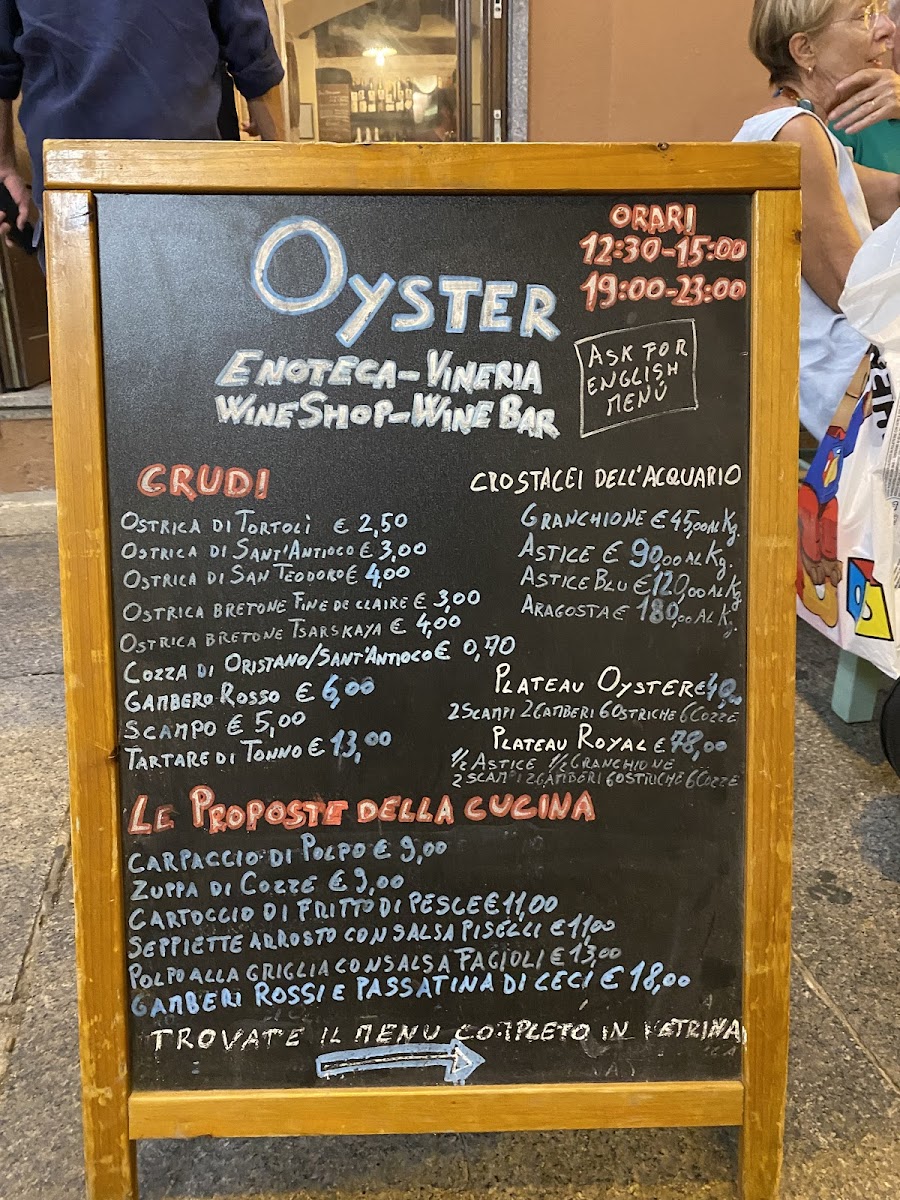 Menu Oyster-2