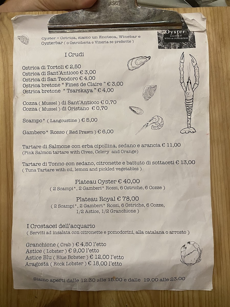 Menu Oyster-3
