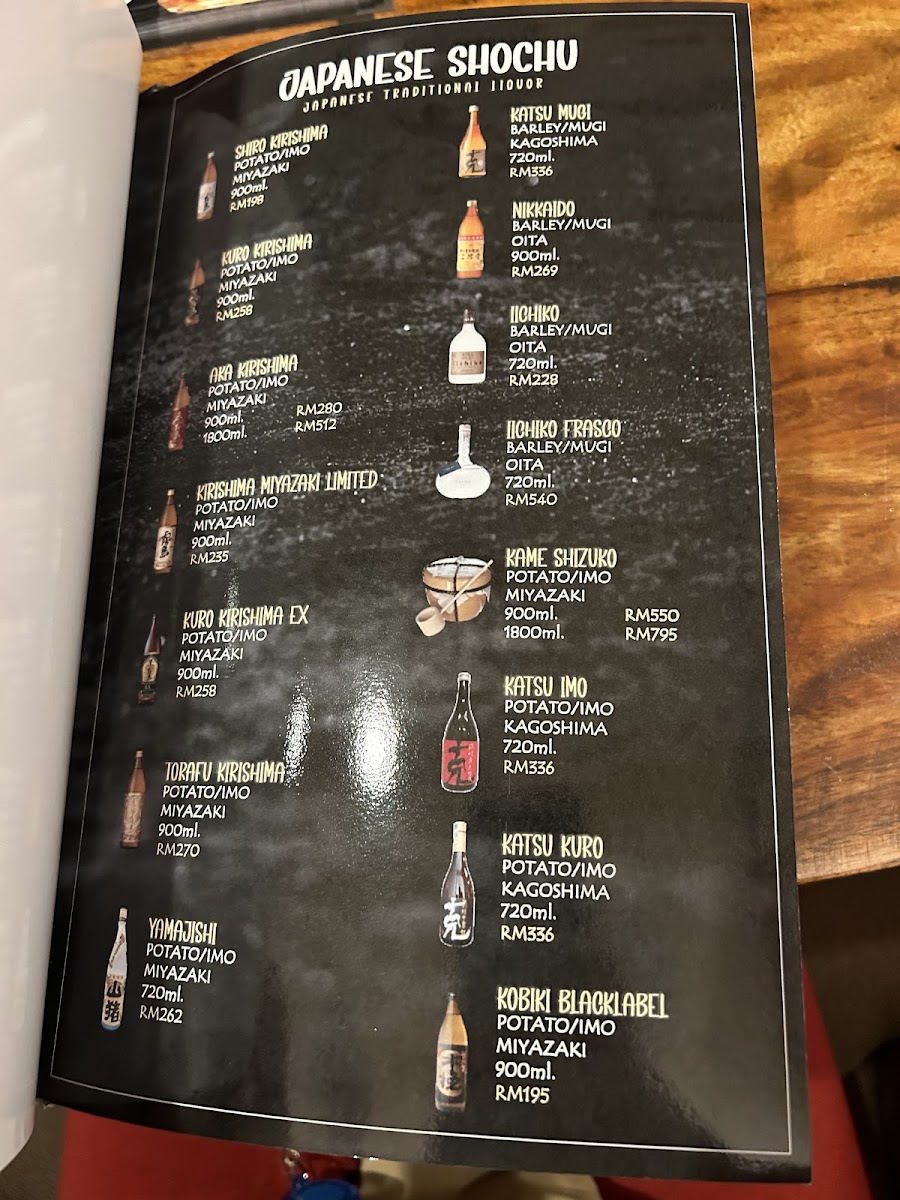 Menu Ozeki Tokyo Cuisine • Menara Ta One-7