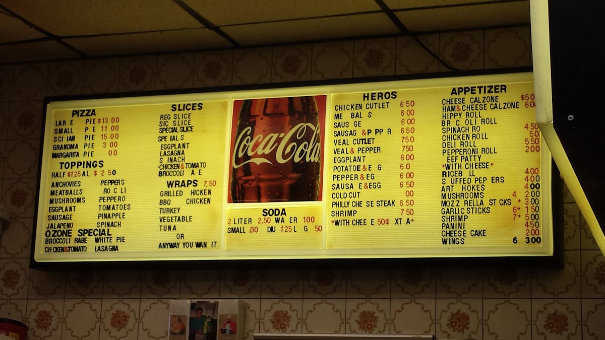 Menu Ozone Pizzeria-2