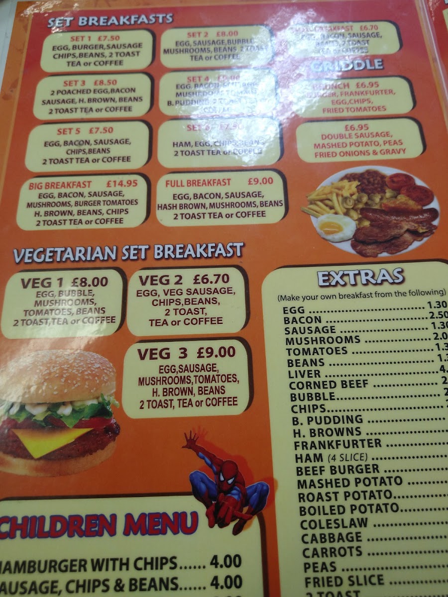 Menu Ozzies Cafe London-2