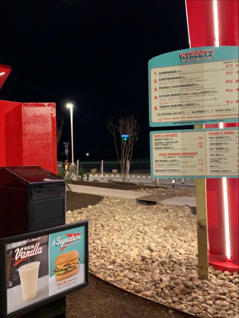 Menu P. Terry's Burger Stand-8