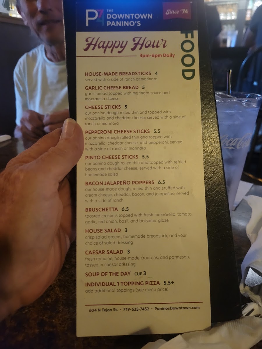 Menu P74: The Downtown Paninos-6
