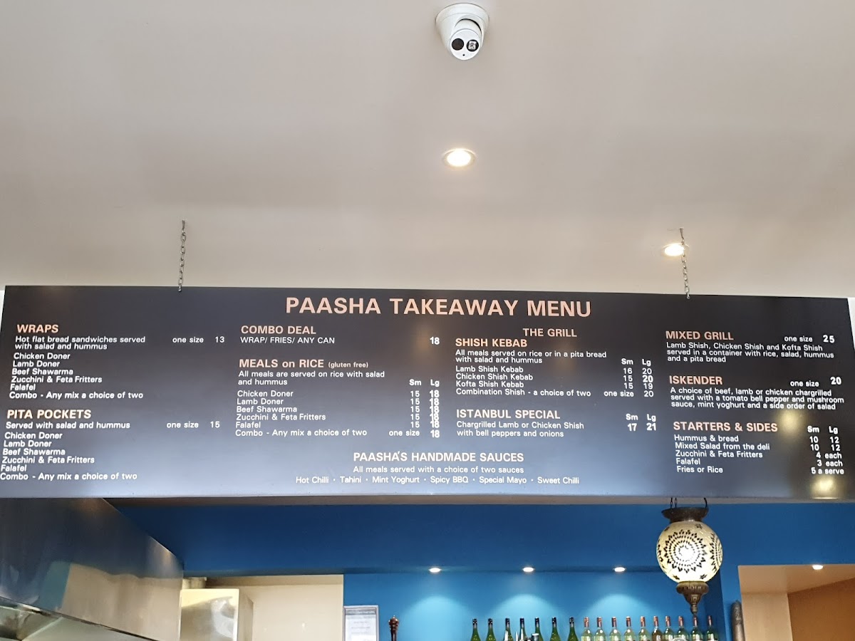 Menu Paasha-3