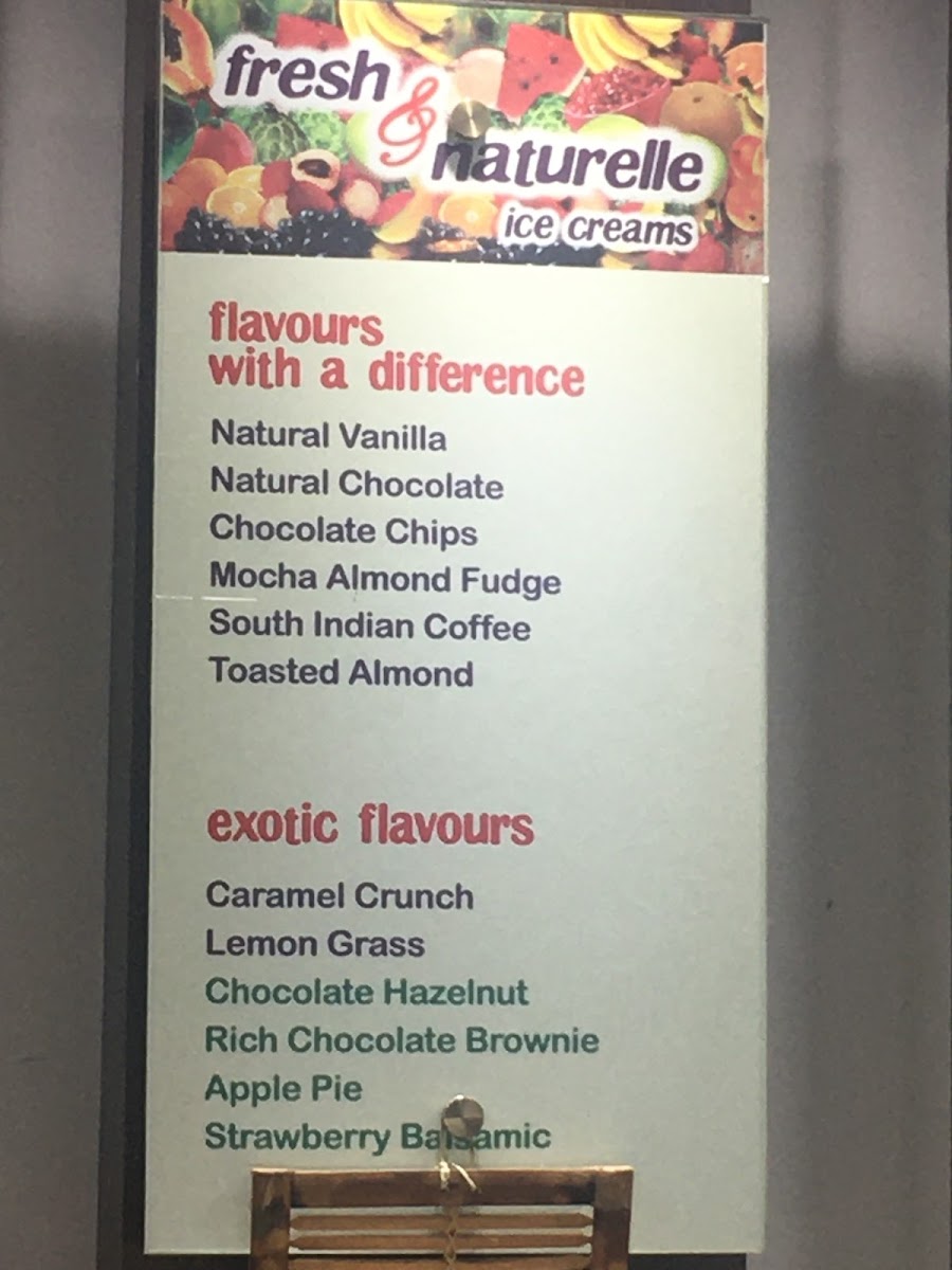 Menu Pabrai's Fresh & Naturelle Ice Cream, Hsr Layout, Bangalore-3