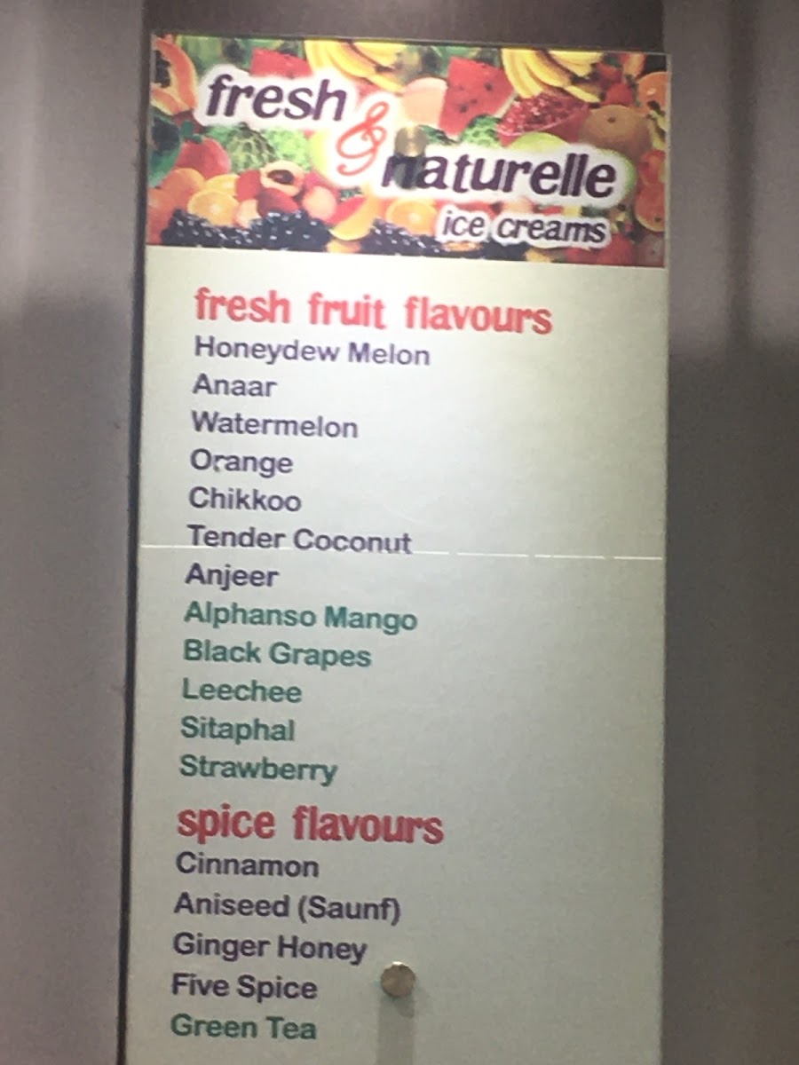 Menu Pabrai's Fresh & Naturelle Ice Cream, Hsr Layout, Bangalore-5
