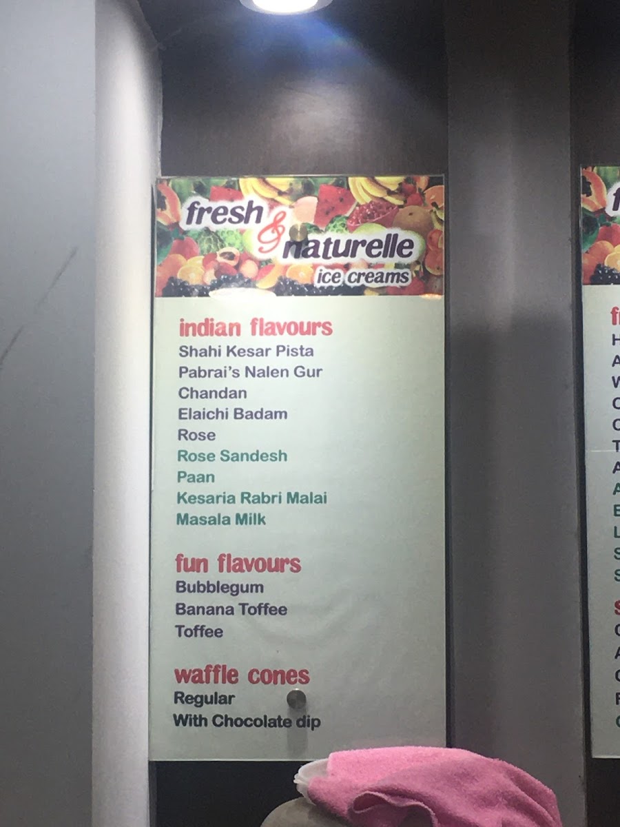 Menu Pabrai's Fresh & Naturelle Ice Cream, Hsr Layout, Bangalore-6