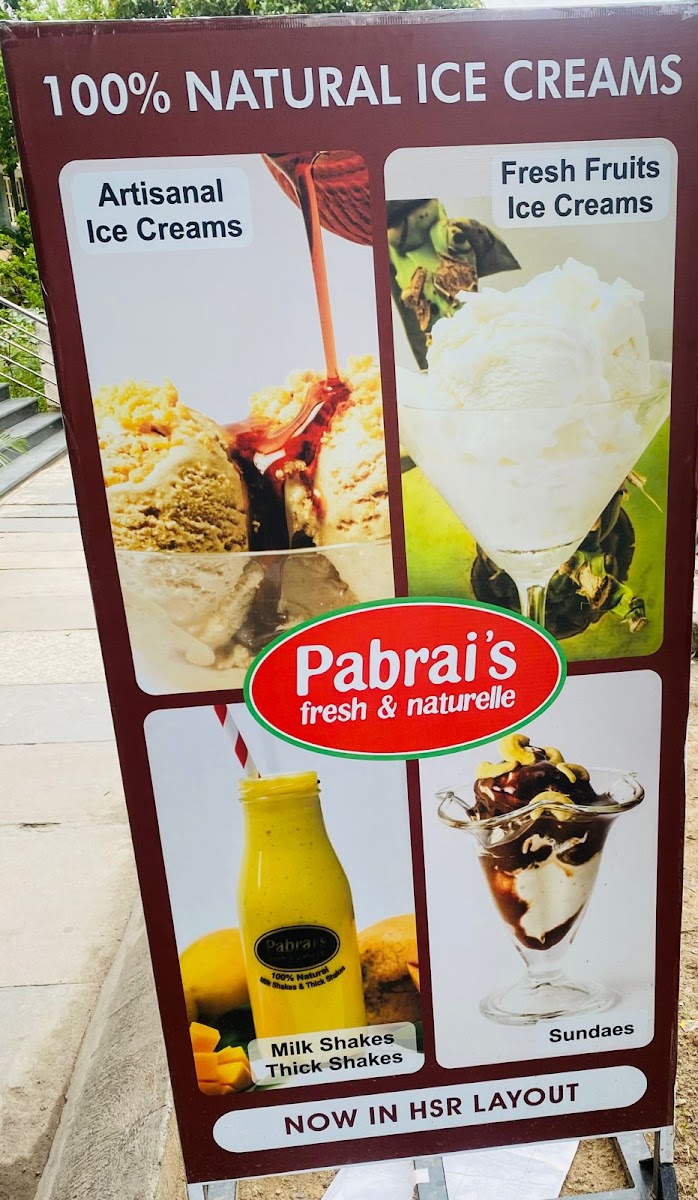 Menu Pabrai's Fresh & Naturelle Ice Cream, Hsr Layout, Bangalore-9
