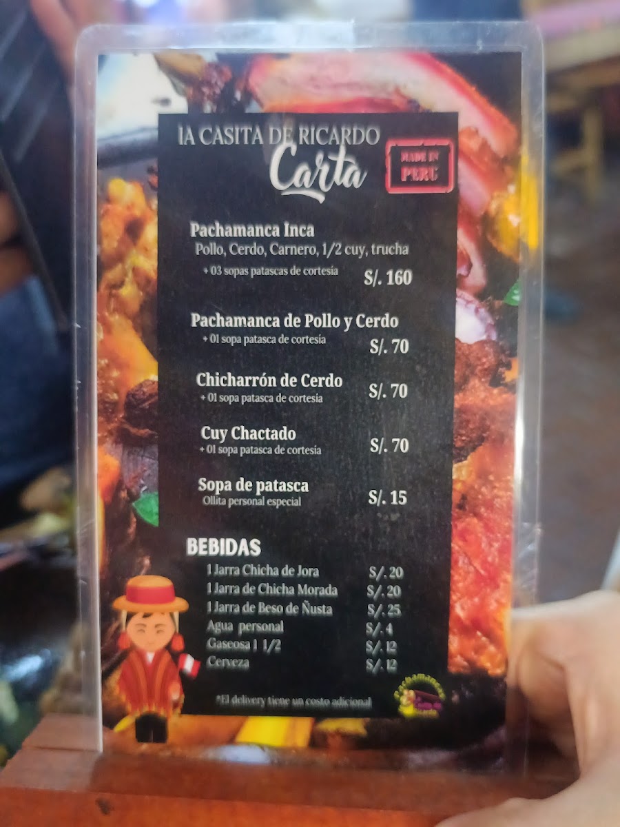 Menu Pachamancas La Casita De Ricardo-2