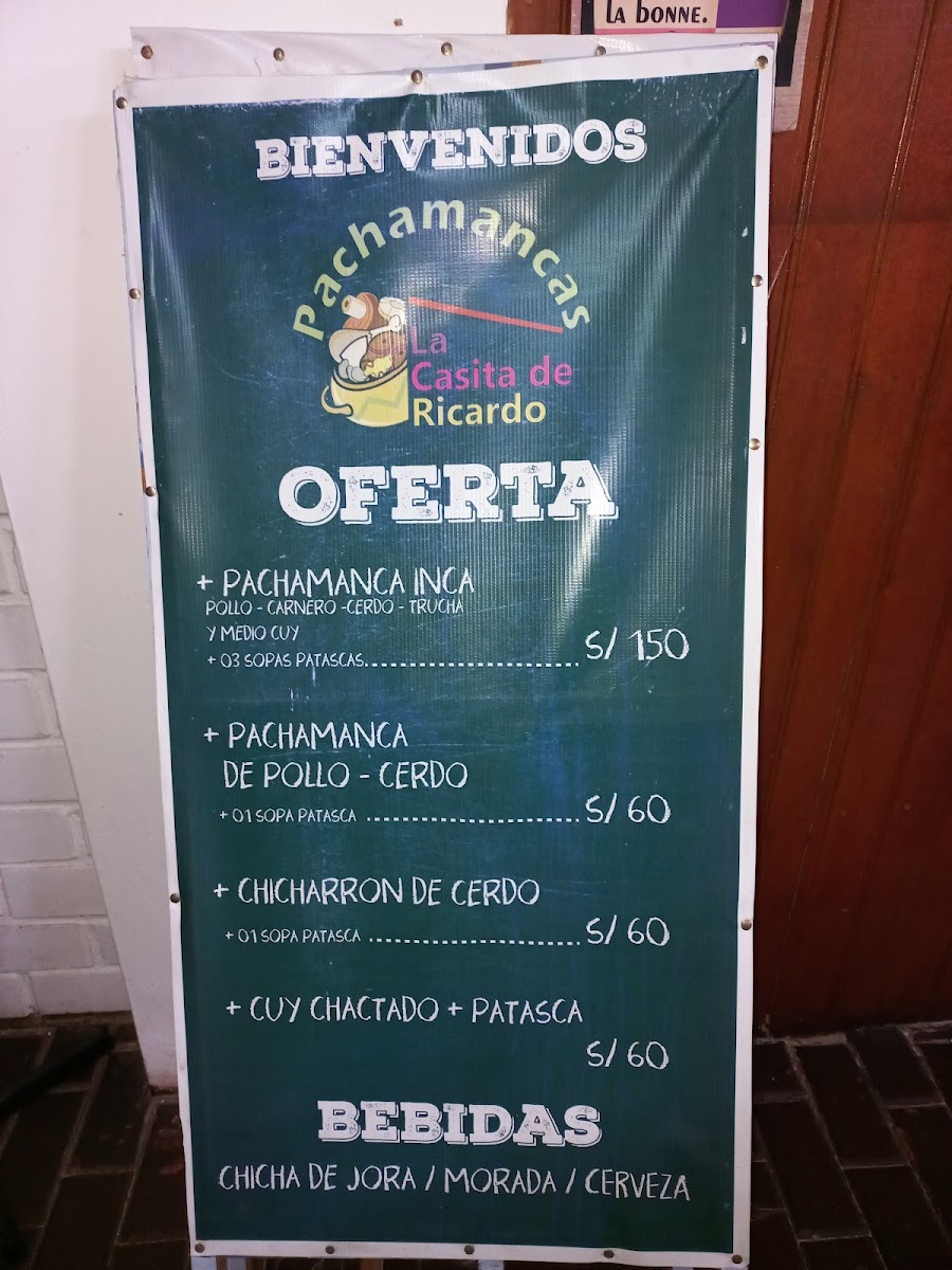 Menu Pachamancas La Casita De Ricardo-5