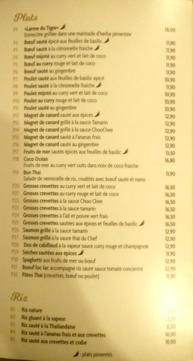 Menu Pad Thaï-10