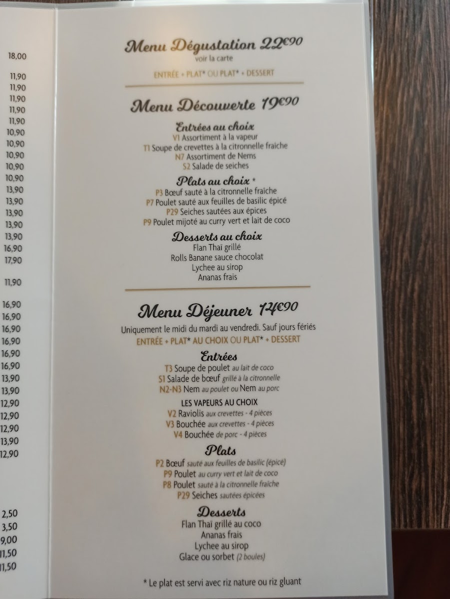 Menu Pad Thaï-3