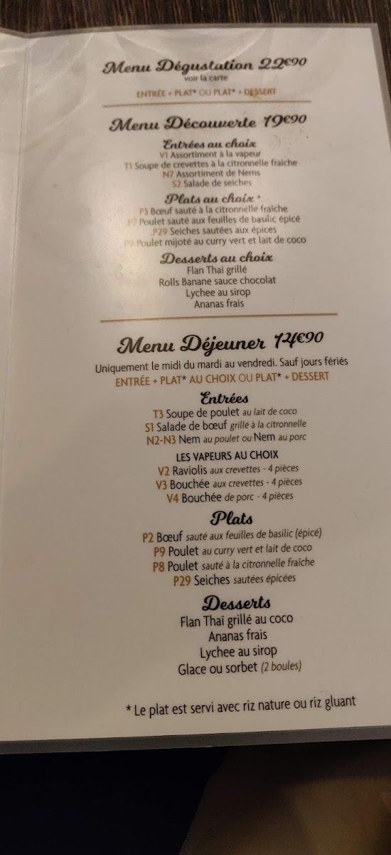 Menu Pad Thaï-4