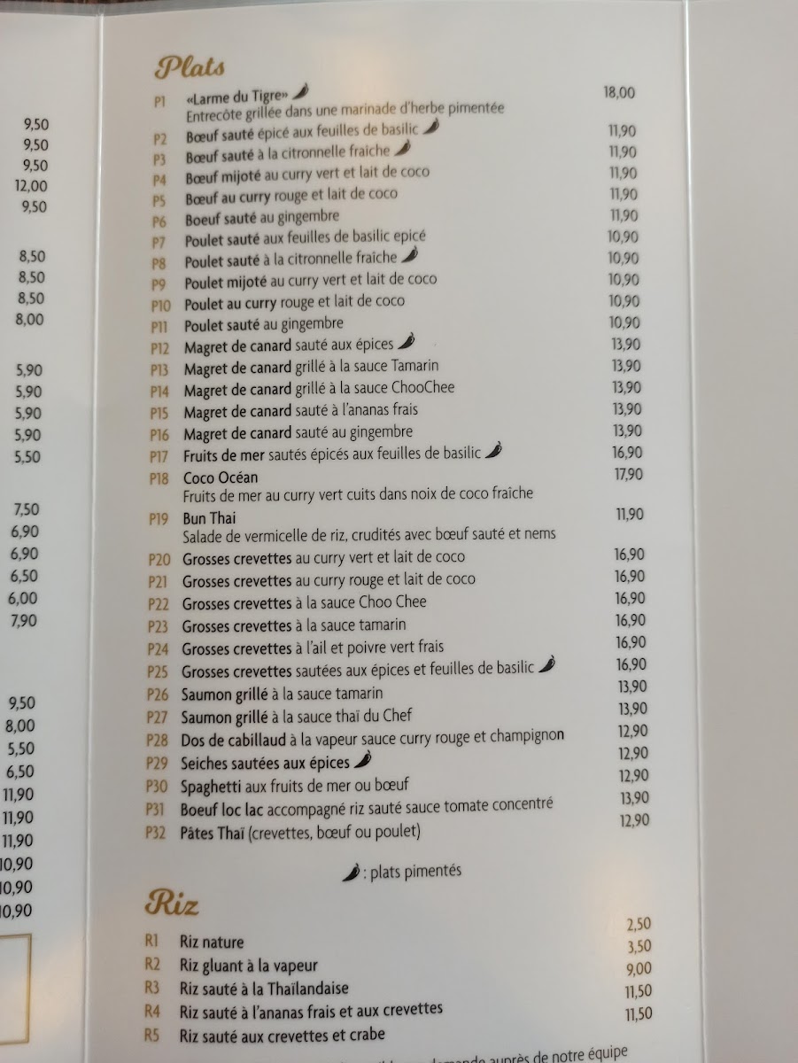 Menu Pad Thaï-5