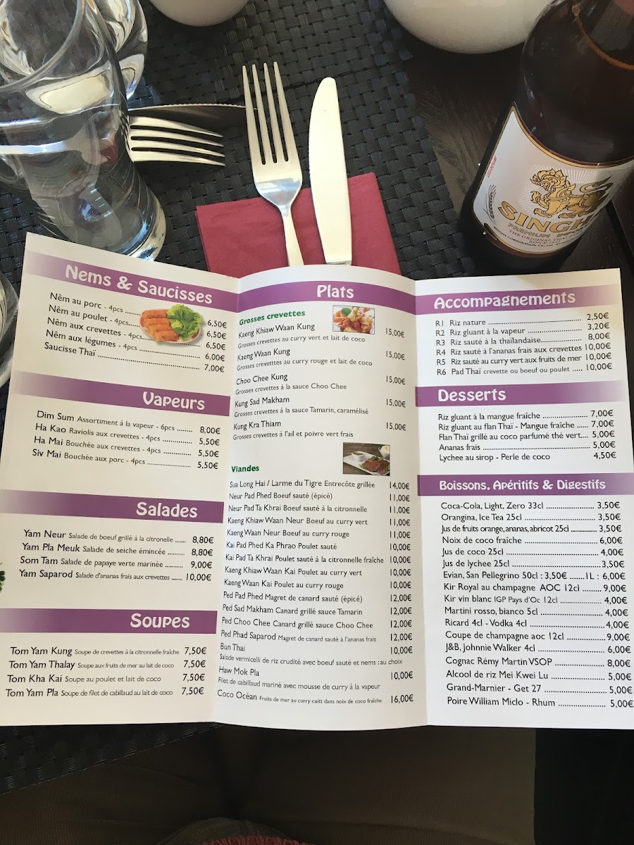 Menu Pad Thaï-8