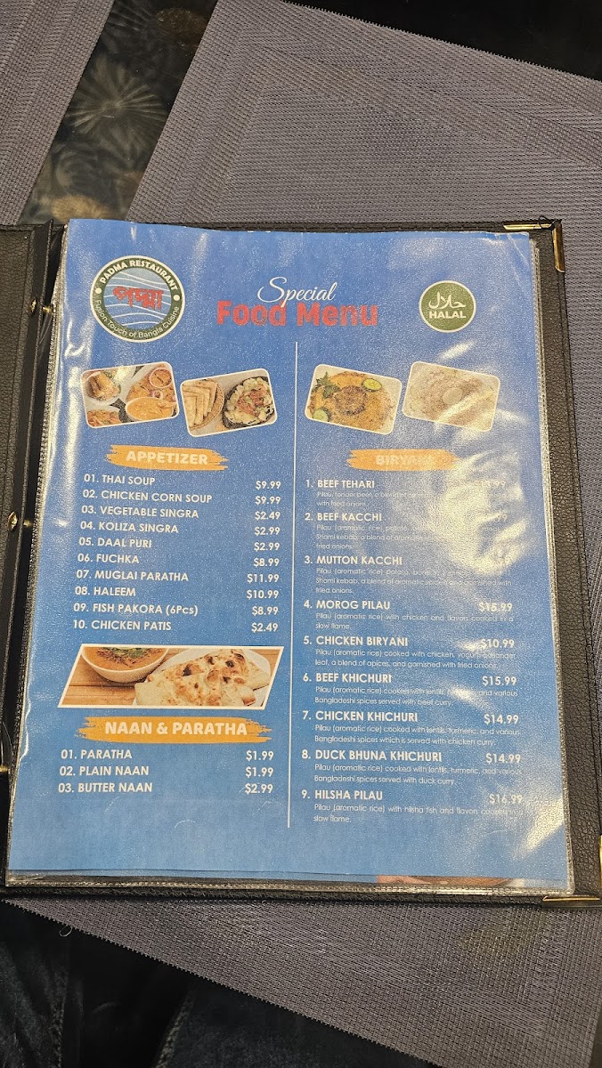 Menu Padma Restaurant-5