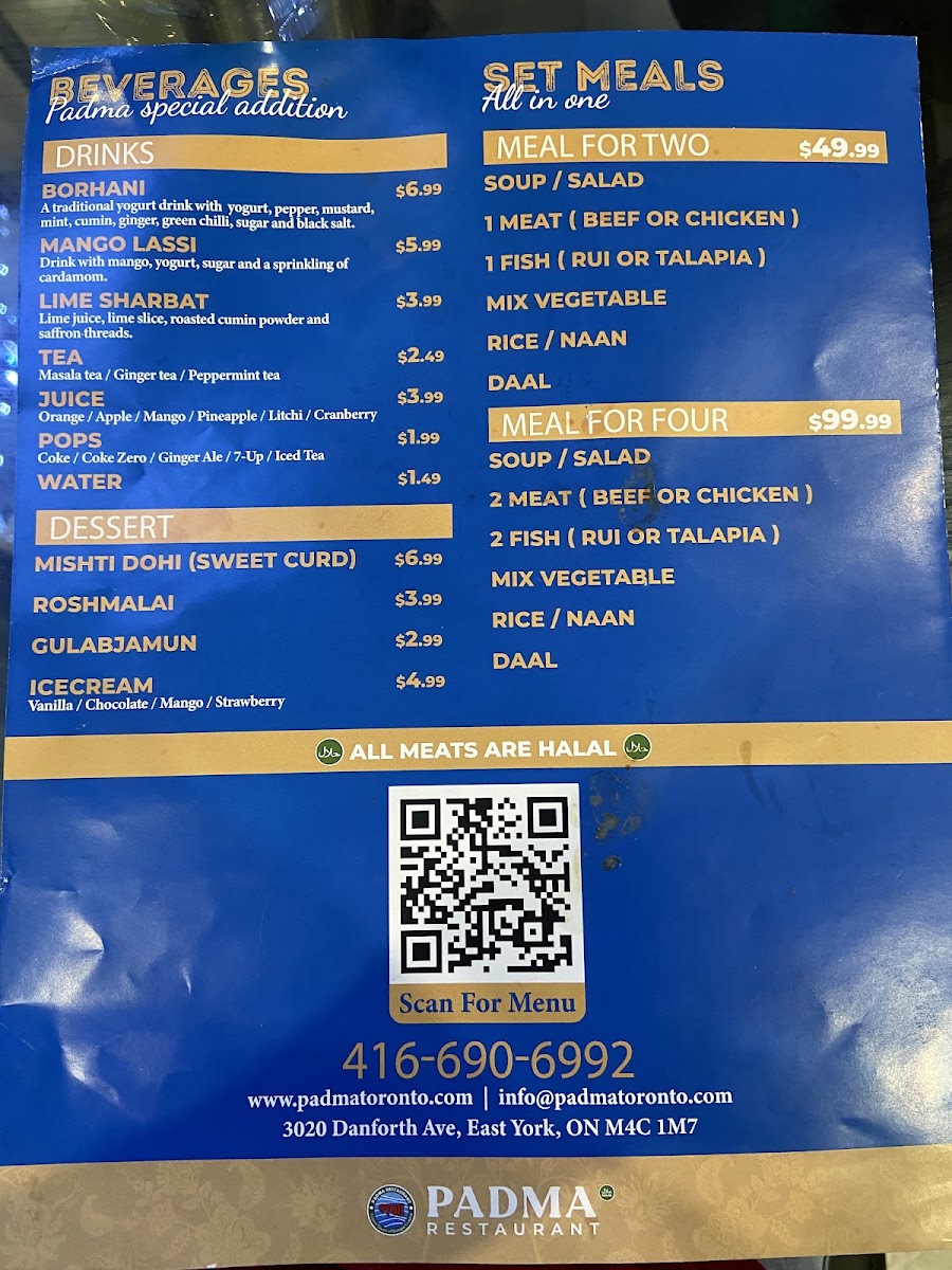 Menu Padma Restaurant-9