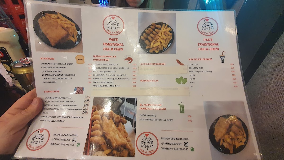 Menu Pae's Traditional Fish & Chips-2