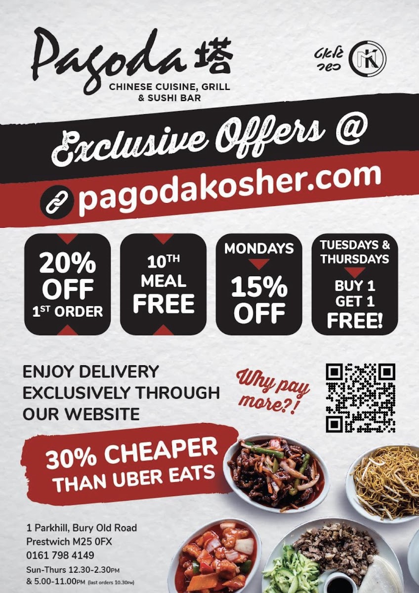 Menu Pagoda Chinese Cuisine Grill & Sushi Bar-1