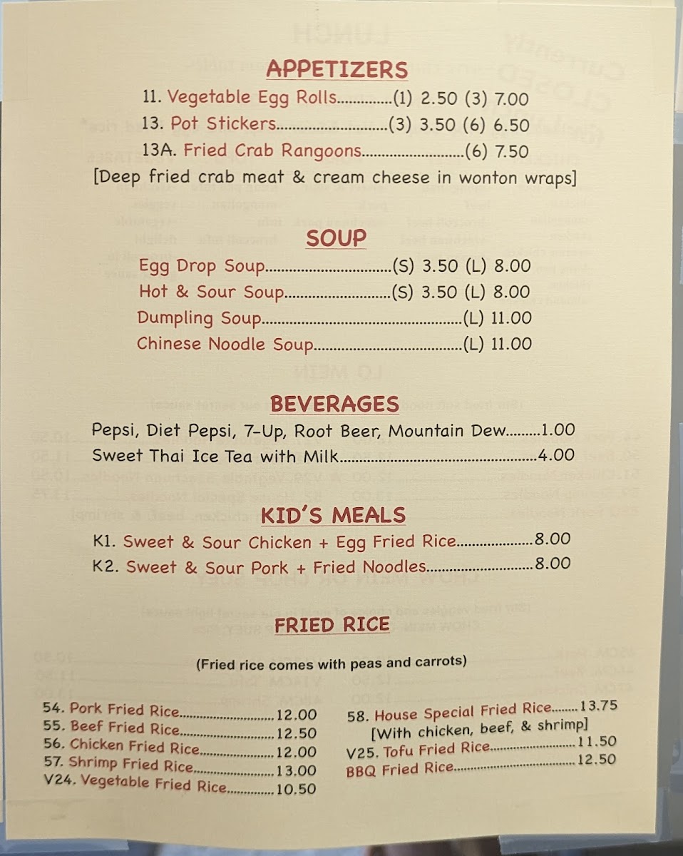 Menu Pagoda Chinese & Thai & Restaurant-1