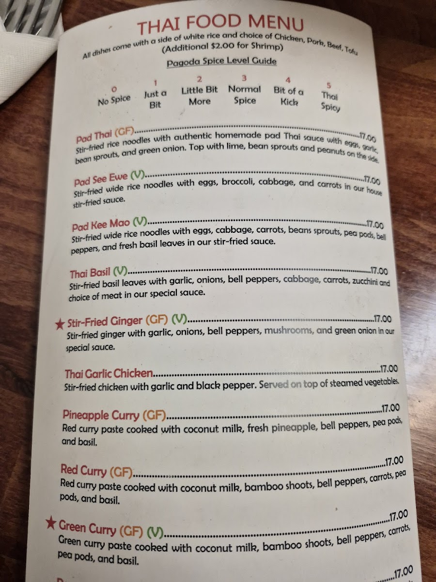 Menu Pagoda Chinese & Thai & Restaurant-2