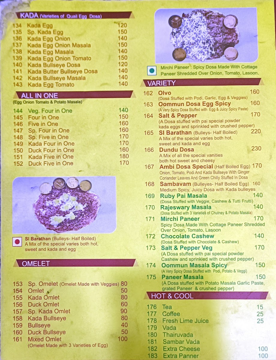 Menu Pai Dosa-1