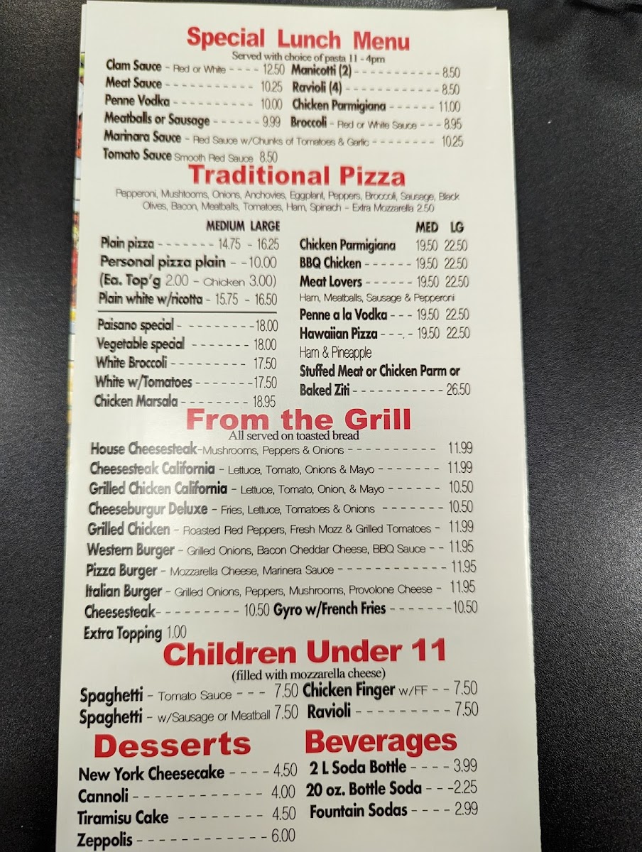 Menu Paisanos Pizza (New City)-2