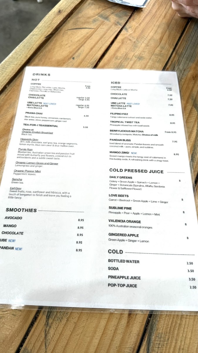 Menu Pala5-7