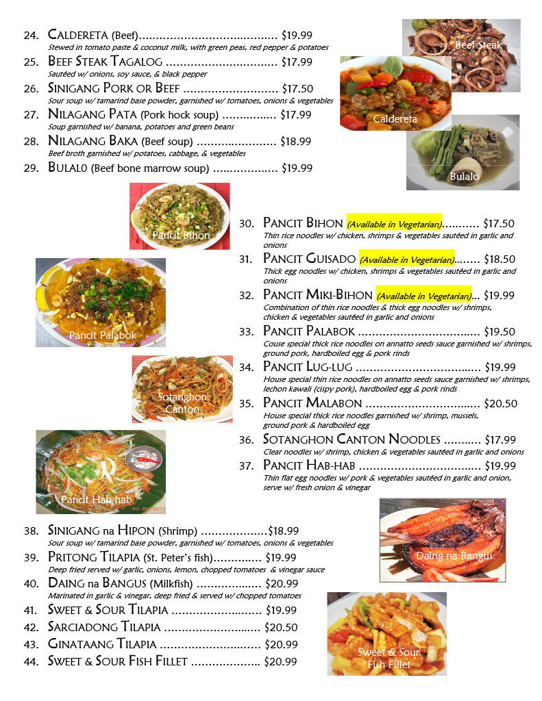 Menu Palabok House-3
