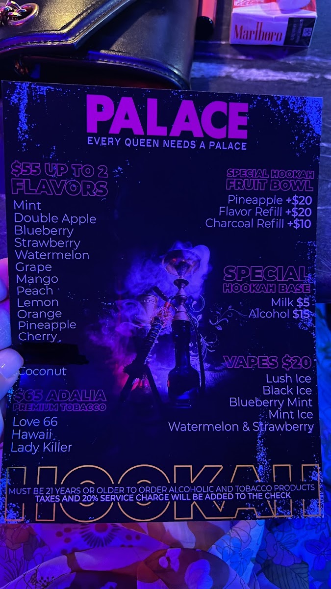 Menu Palace Bar & Restaurant-2