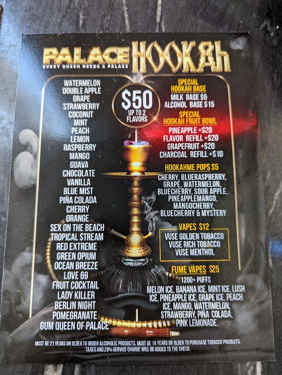 Menu Palace Bar & Restaurant-5