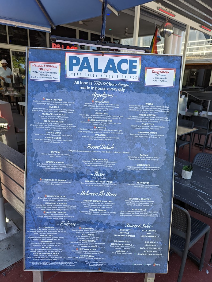 Menu Palace Bar & Restaurant-6
