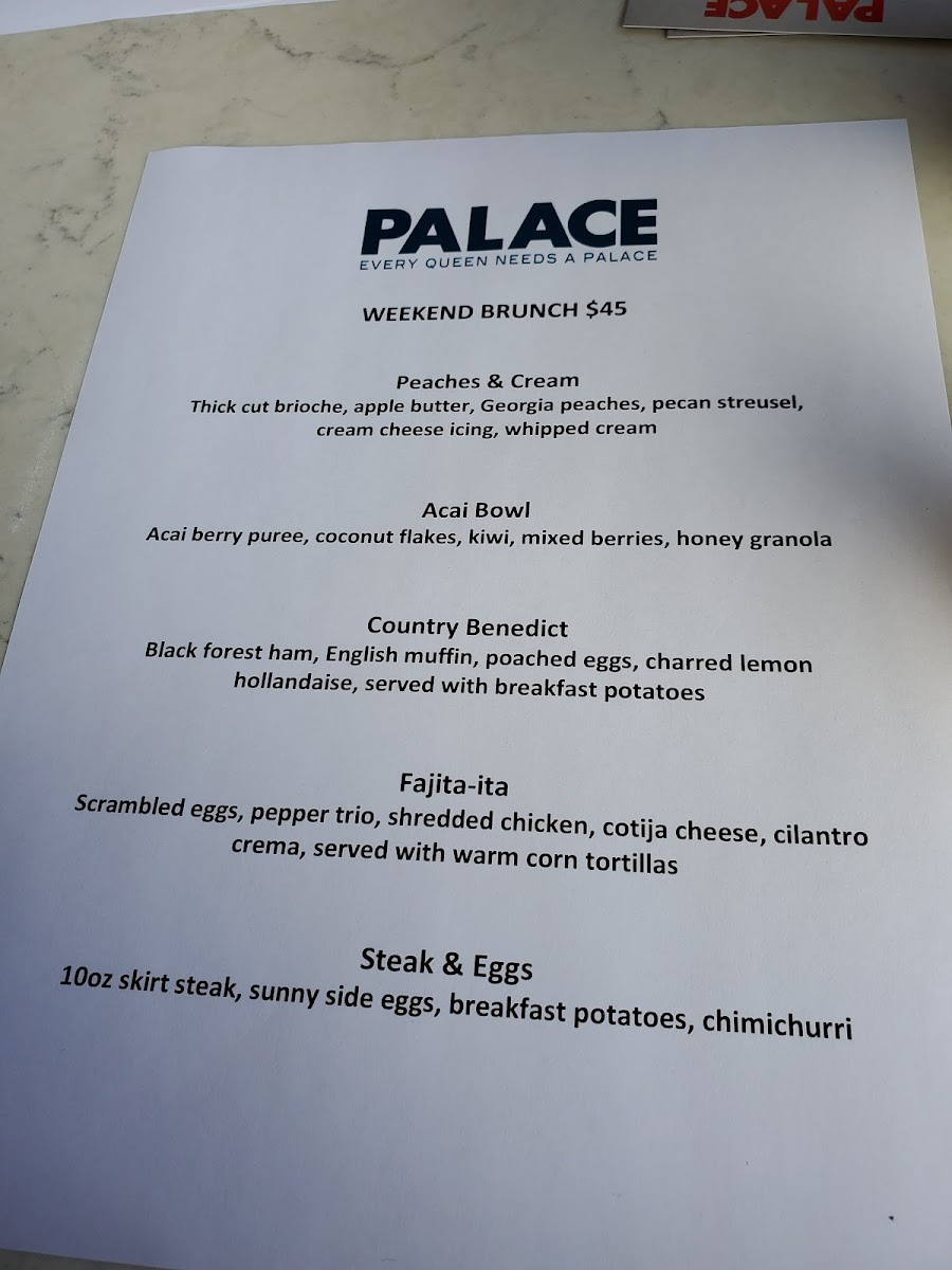 Menu Palace Bar & Restaurant-7
