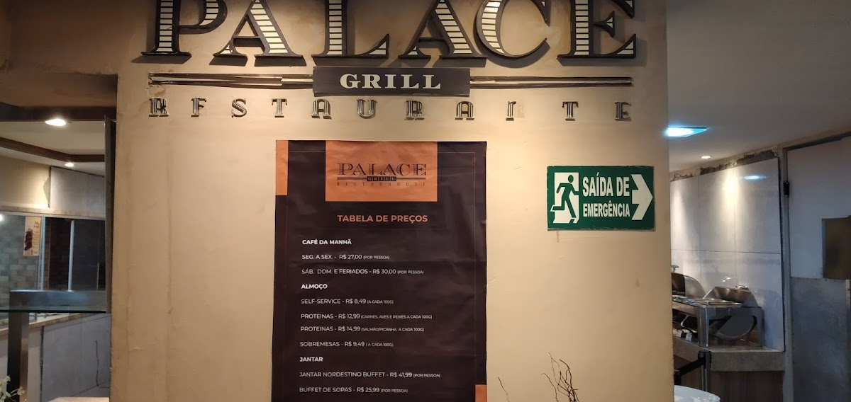 Menu Palace Grill Restaurante-3