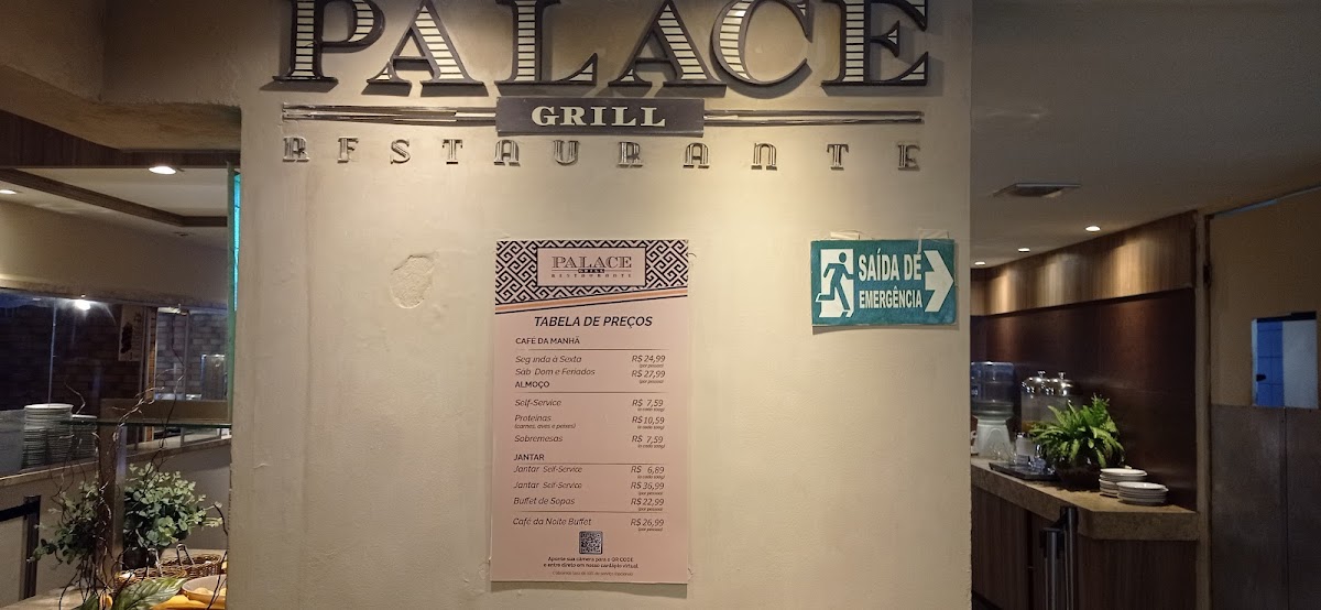 Menu Palace Grill Restaurante-4