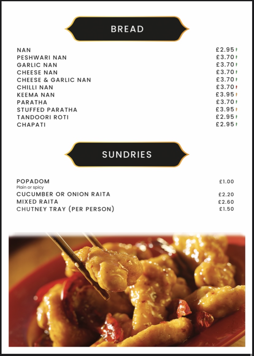 Menu Palace Spice-8