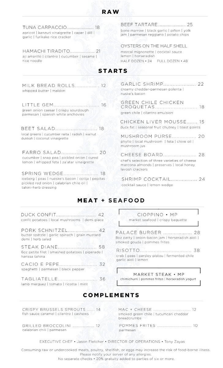 Menu Palace-1