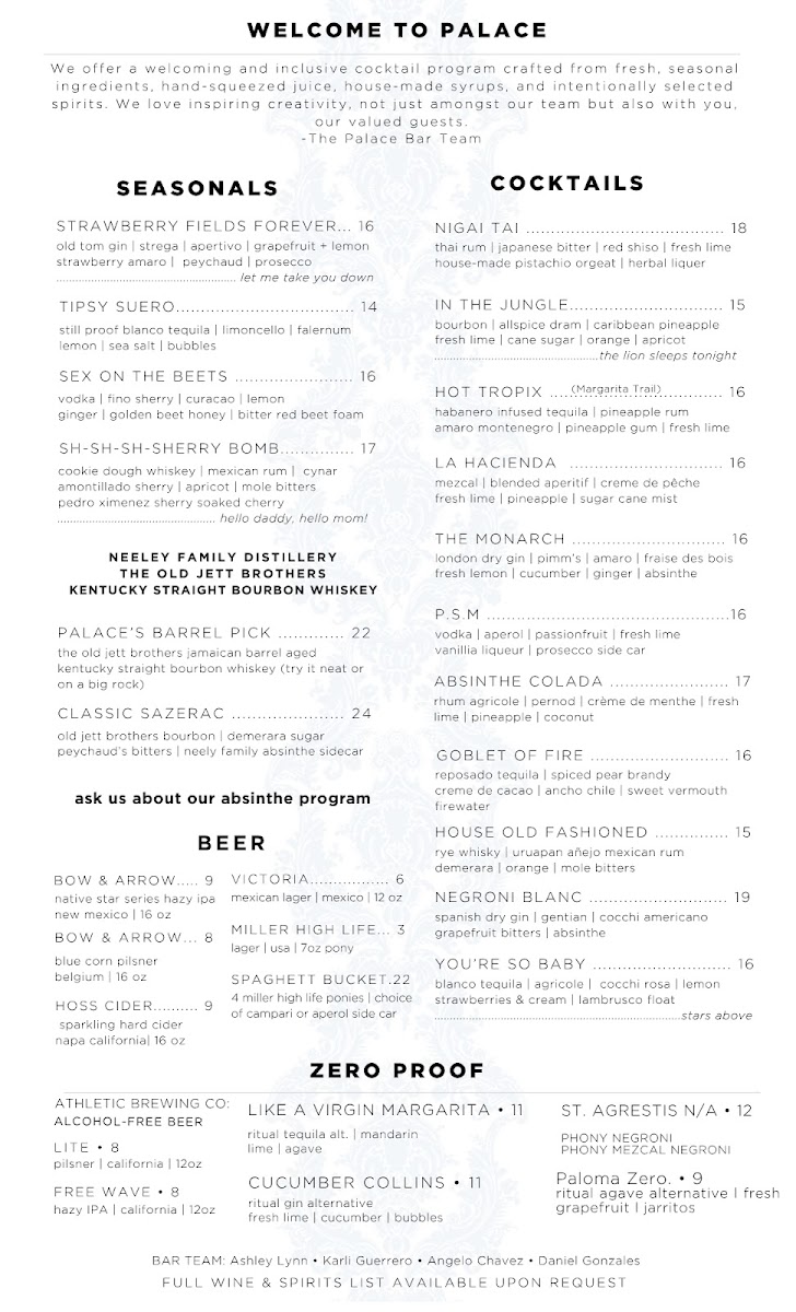 Menu Palace-2