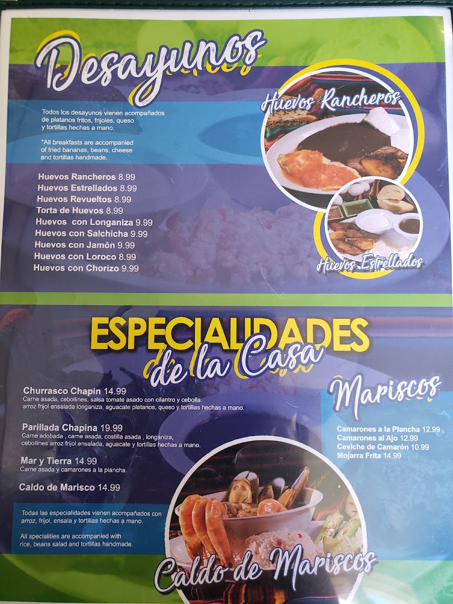 Menu Palacio Latino Restaurant & Bakery-10
