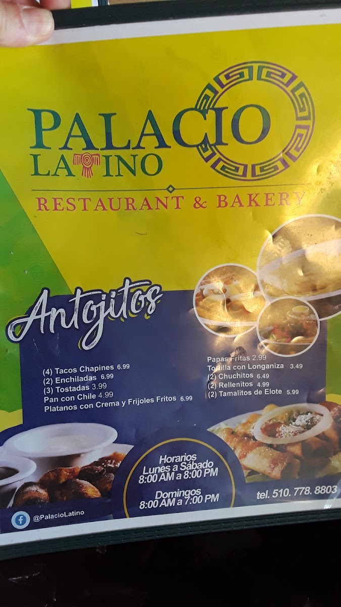 Menu Palacio Latino Restaurant & Bakery-2