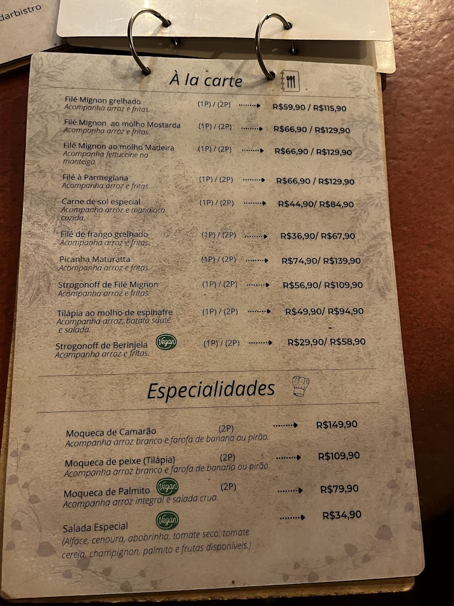 Menu Paladar Bistrô-5