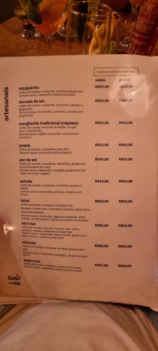 Menu Paladar Bistrô-9