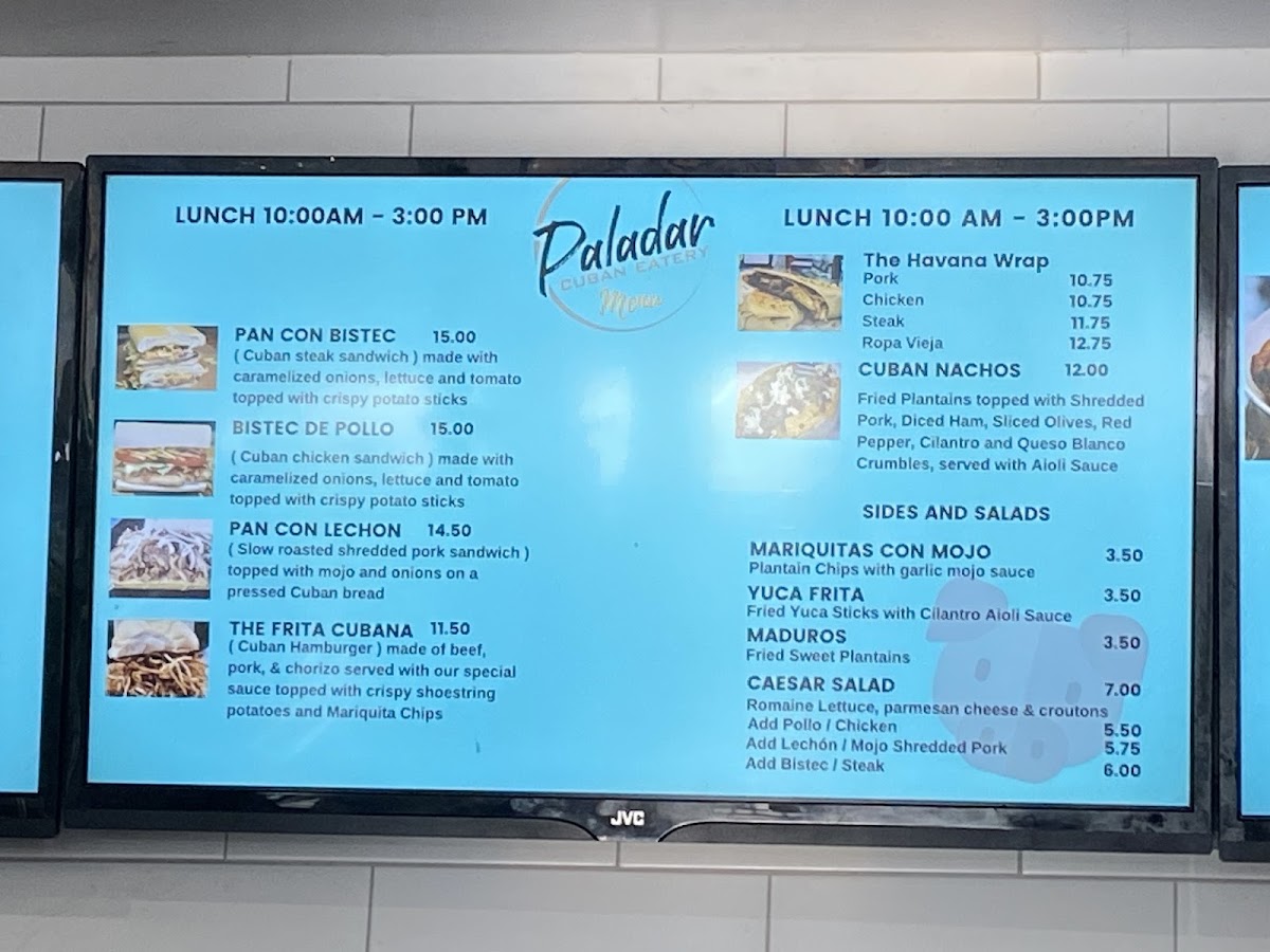 Menu Paladar Cuban Eatery & Bakery-3