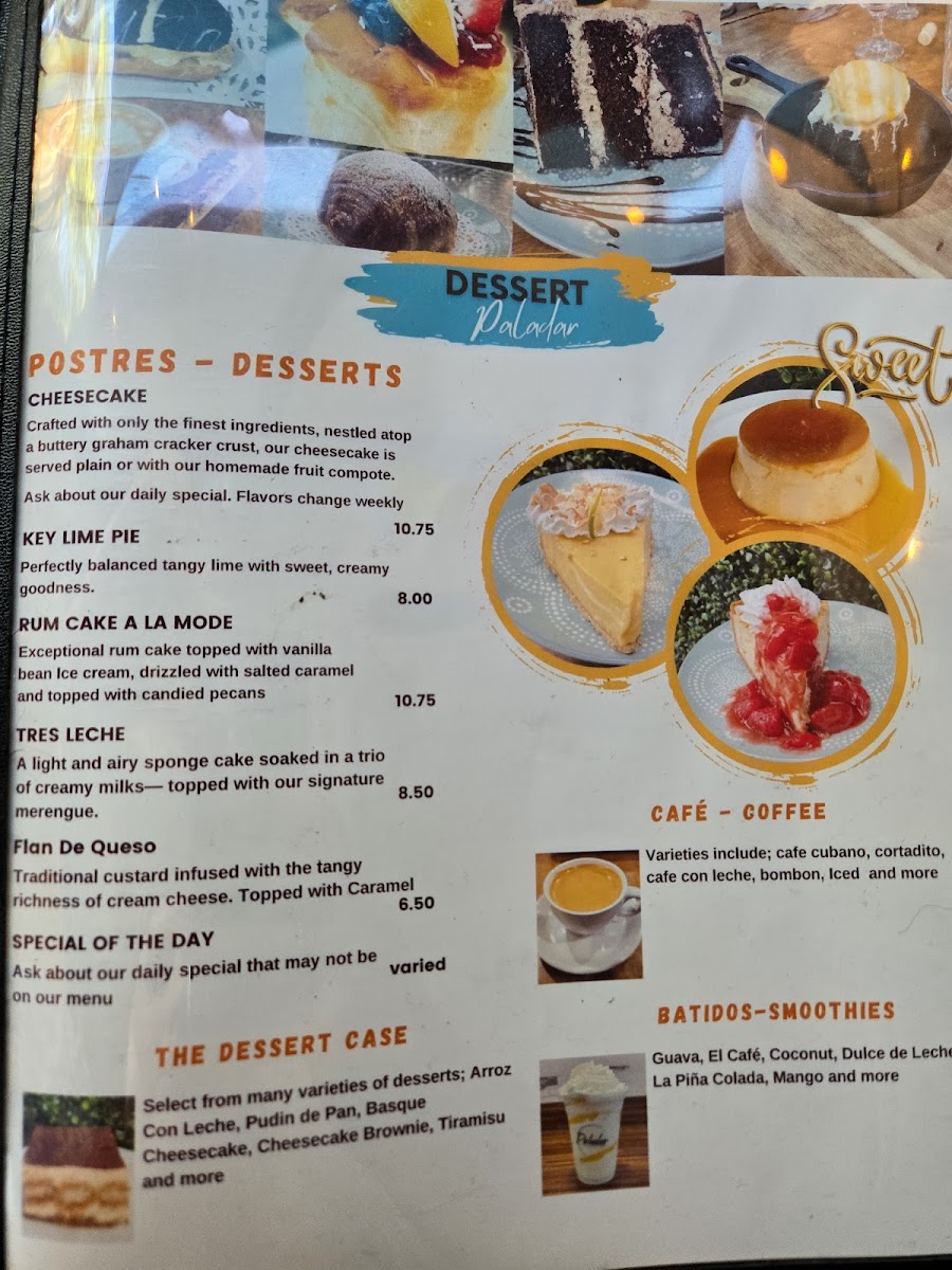 Menu Paladar Cuban Eatery & Bakery-6